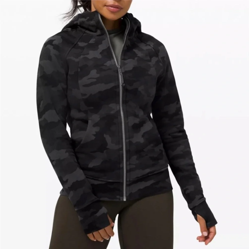 Lululemon Scuba Full Zip Camo Hoodie - Picture 1 of 13